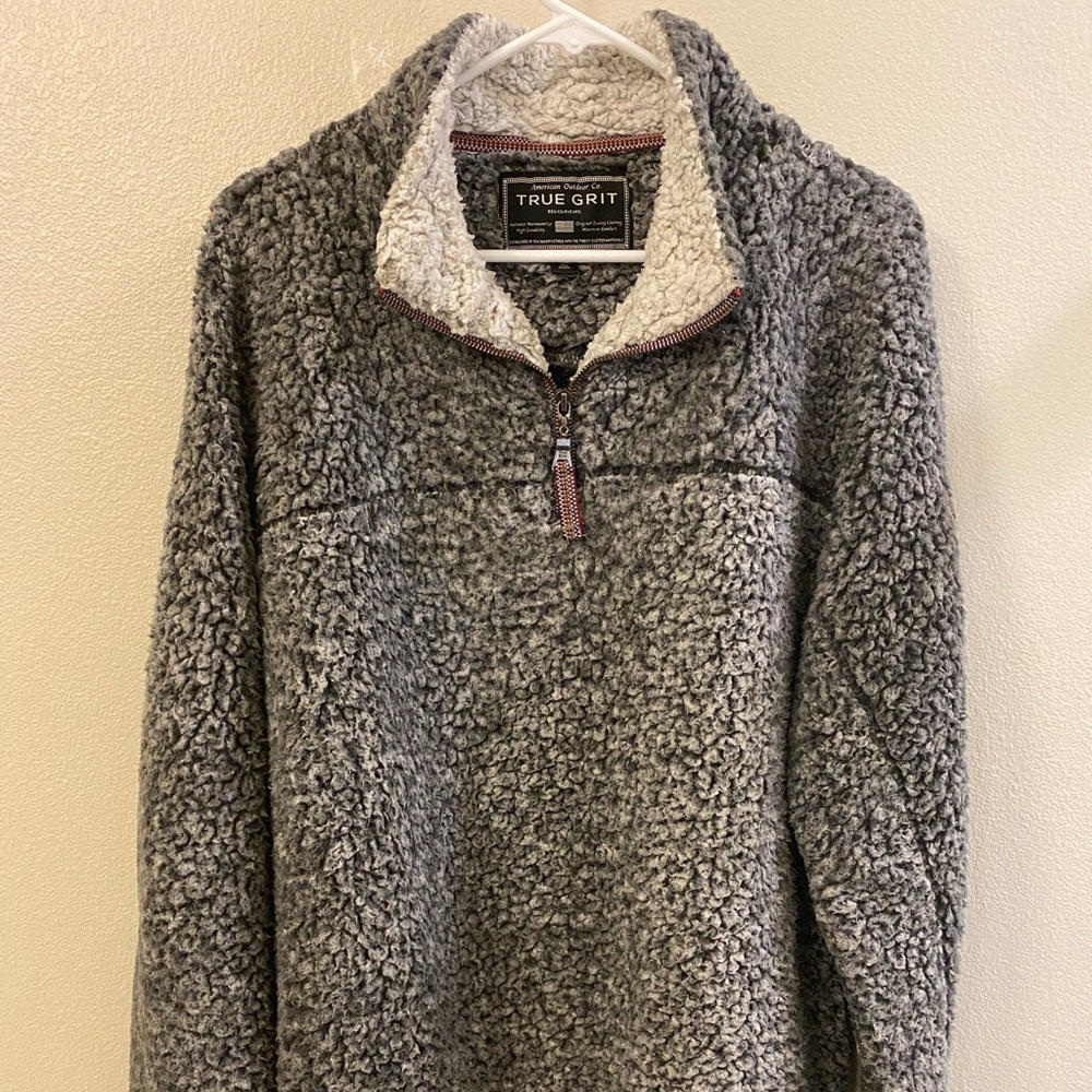 True Grit fleece half zip (L)